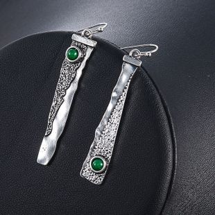 2 Indian Tribal Natural Dangle Drop Earring