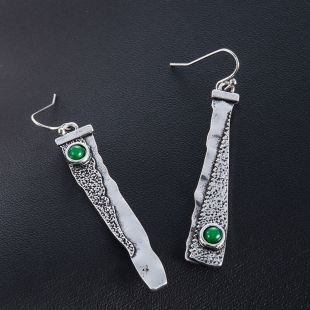 2 Indian Tribal Natural Dangle Drop Earring