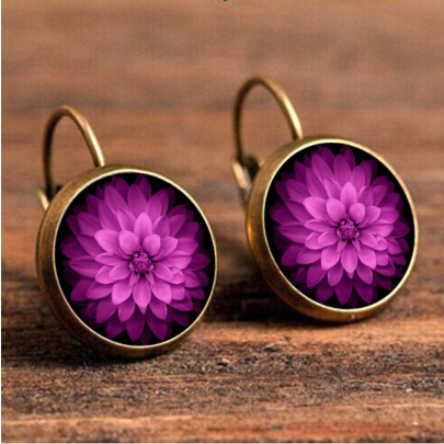 5 Ethnic Big Round Hoop Earring