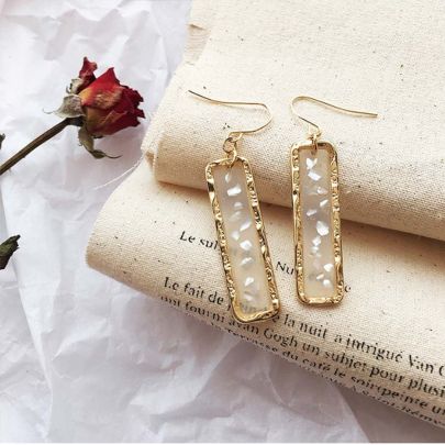 Vintage Drop Crystal Earring