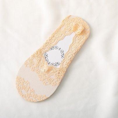 Nude Summer Thin Lace Socks