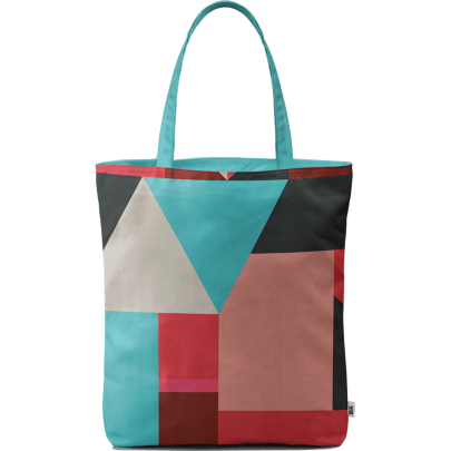 Abstract Geometrical Basic Tote Bag