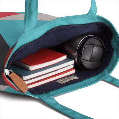 Abstract Geometrical Basic Tote Bag