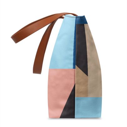 Abstract Geometrical Shapes Fatty Tote Bag