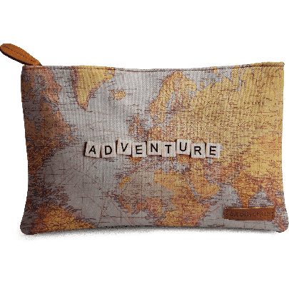 Adventure Map Regular Stash Pouch