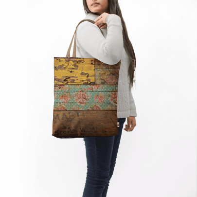 Barroco Style Basic Tote Bag