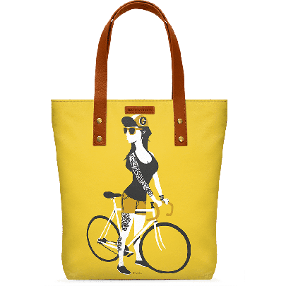 Bike Girl Classic Tote Bag