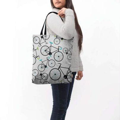 Bikes Basic Tote Bag