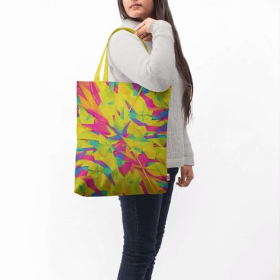 Bubble Gum Explosion Basic Tote Bag