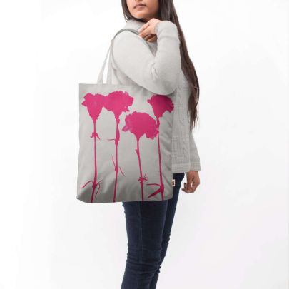 Carnations Basic Tote Bag