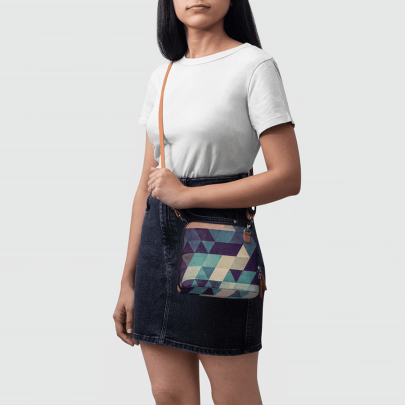 Cryyp - Trapeze Crossbody Bag