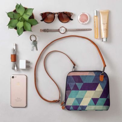 Cryyp - Trapeze Crossbody Bag