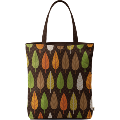 Dark Trees Basic Tote Bag