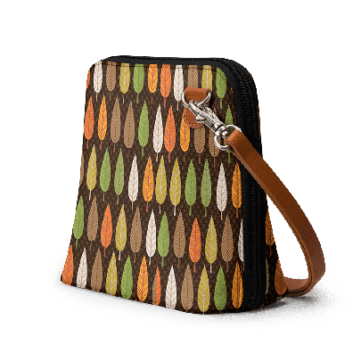Dark Trees - Trapeze Crossbody Bag