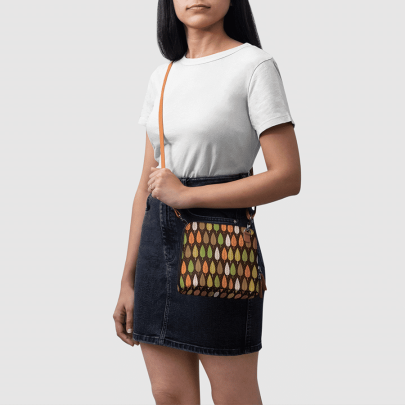 Dark Trees - Trapeze Crossbody Bag