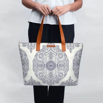 Explorations In Ink Symmetry Fatty Tote Bag