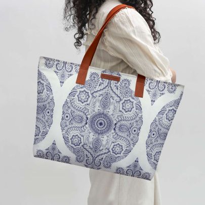 Explorations In Ink Symmetry Fatty Tote Bag