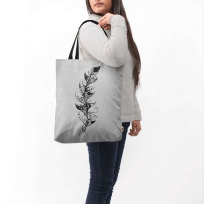 Feather Basic Tote Bag