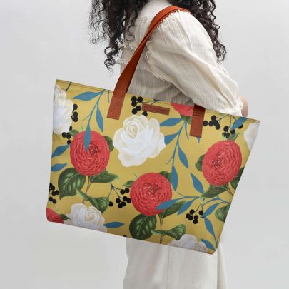 Floral Obsession Fatty Tote Bag