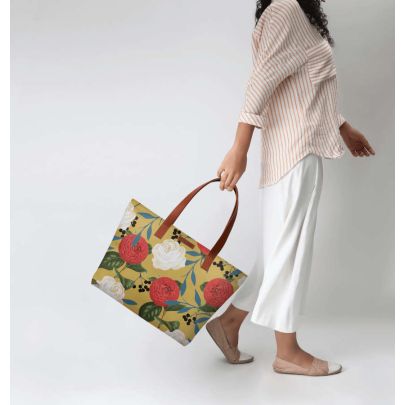 Floral Obsession Fatty Tote Bag