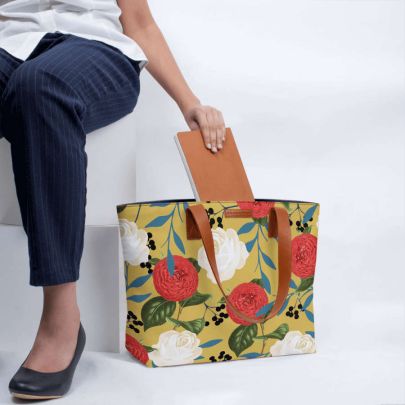 Floral Obsession Fatty Tote Bag