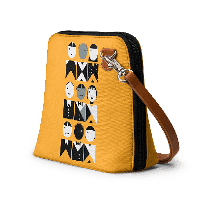 French Mustard Fashion - Trapeze Crossbody Bag