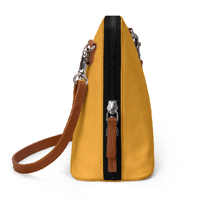 French Mustard Fashion - Trapeze Crossbody Bag
