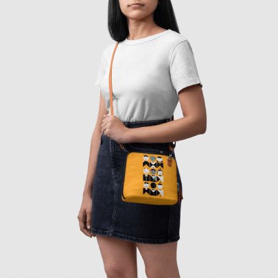 French Mustard Fashion - Trapeze Crossbody Bag