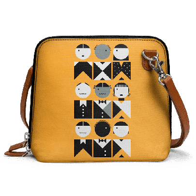 French Mustard Fashion - Trapeze Crossbody Bag