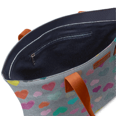 Happy Hearts Fatty Tote Bag