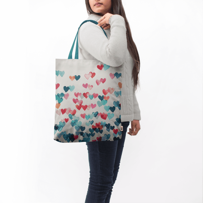 Heart Connections Basic Tote Bag