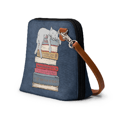 How To Chill Like A Cat - Trapeze Crossbody Bag