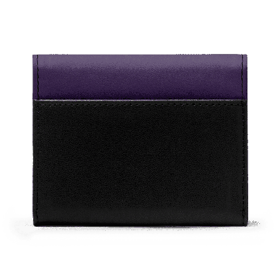 Violet Symmetry - Flip Top Card Wallet