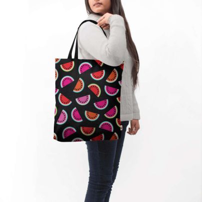 Jungle Melon Basic Tote Bag