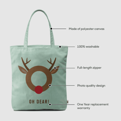 Oh Dear Basic Tote Bag