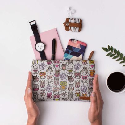 Owls Regular Stash Pouch