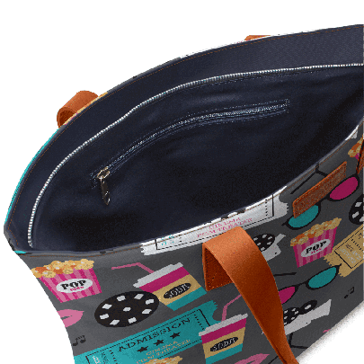 Retro Movies Fatty Tote Bag