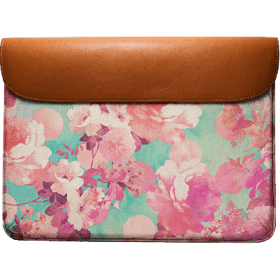 Romantic Pink Laptop Sleeve For 13"