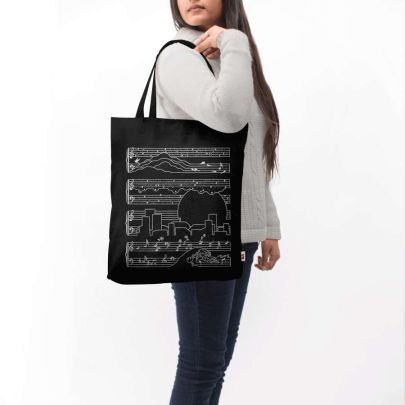 The Moonlight Sonata Basic Tote Bag