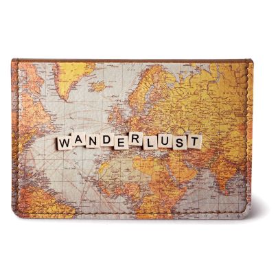 Wanderlust Map Card Wallet