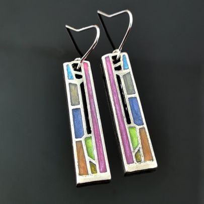 2 Vintage Mix Color Bohemian Earring