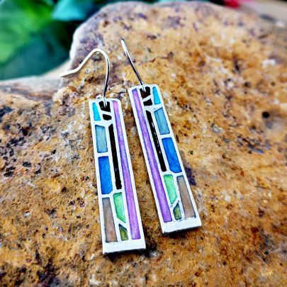 2 Vintage Mix Color Bohemian Earring