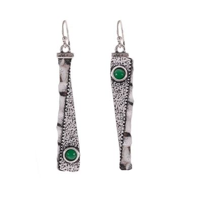 2 Indian Tribal Natural Dangle Drop Earring