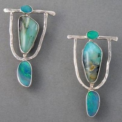 Indian Tribal Natural Dangle Drop Earring