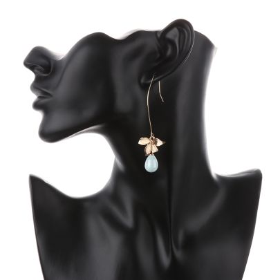 Flower Orchid Imitation Earring