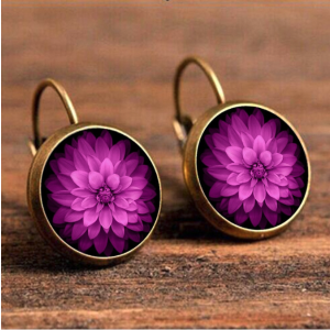 5 Ethnic Big Round Hoop Earring