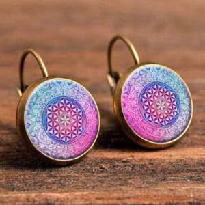 Gold Hollow Triangle Hoop Earrings