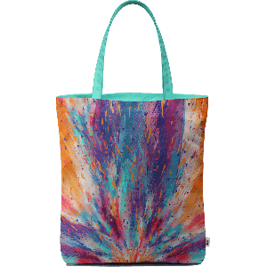 Colorful Fire Basic Tote Bag