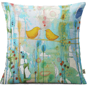 Dans Chaque Coeur Cushion Cover