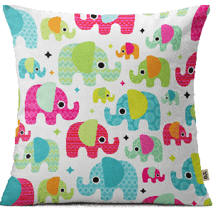 Elephant Parade Cushion Cover